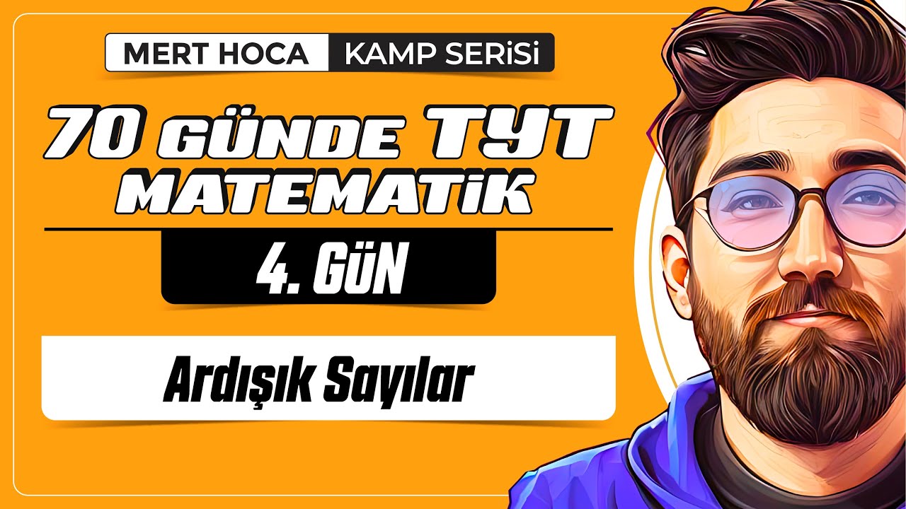 70 Günde TYT Matematik Kampı | 4.Gün | Tek Video | Ardışık Sayılar | 2024 | #merthoca