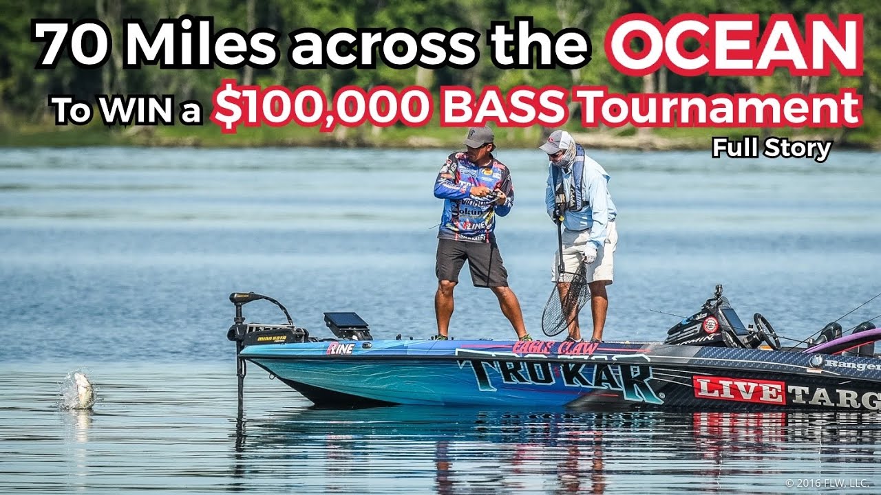70 Miles Across the OCEAN to win $100,000 BASS Tournament