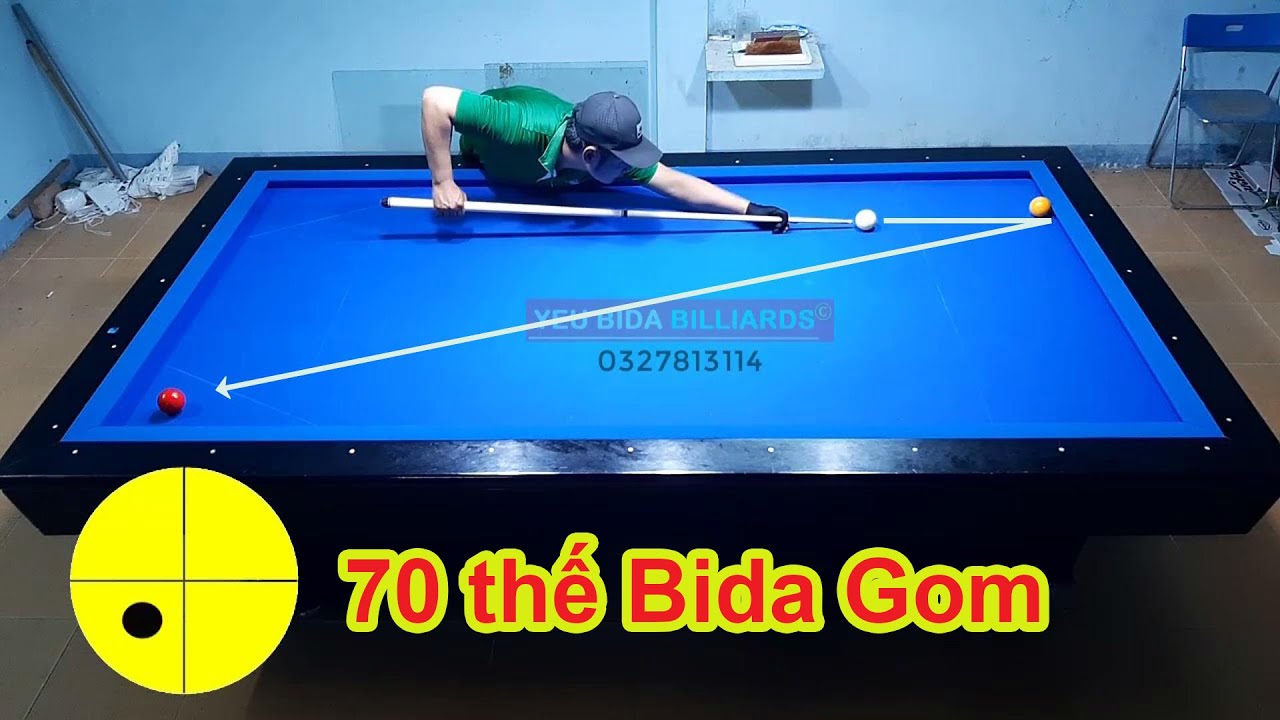70 thế bida gom hay - có hướng dẫn ép phê