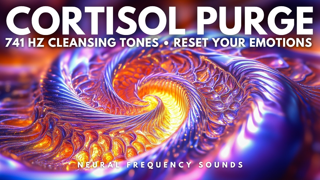 741 Hz 🧘‍♂️ Neuro-Frequency Detox – Purge Cortisol & Reset Emotional Balance | Meditation Music