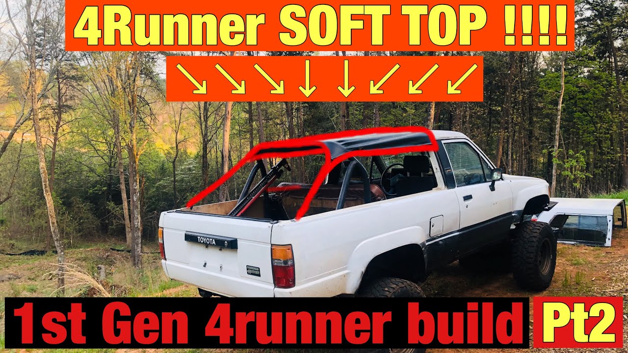 75$ 1st gen 4 runner soft top/bikini top !! Awesome DIY for 1st Gen Toyota