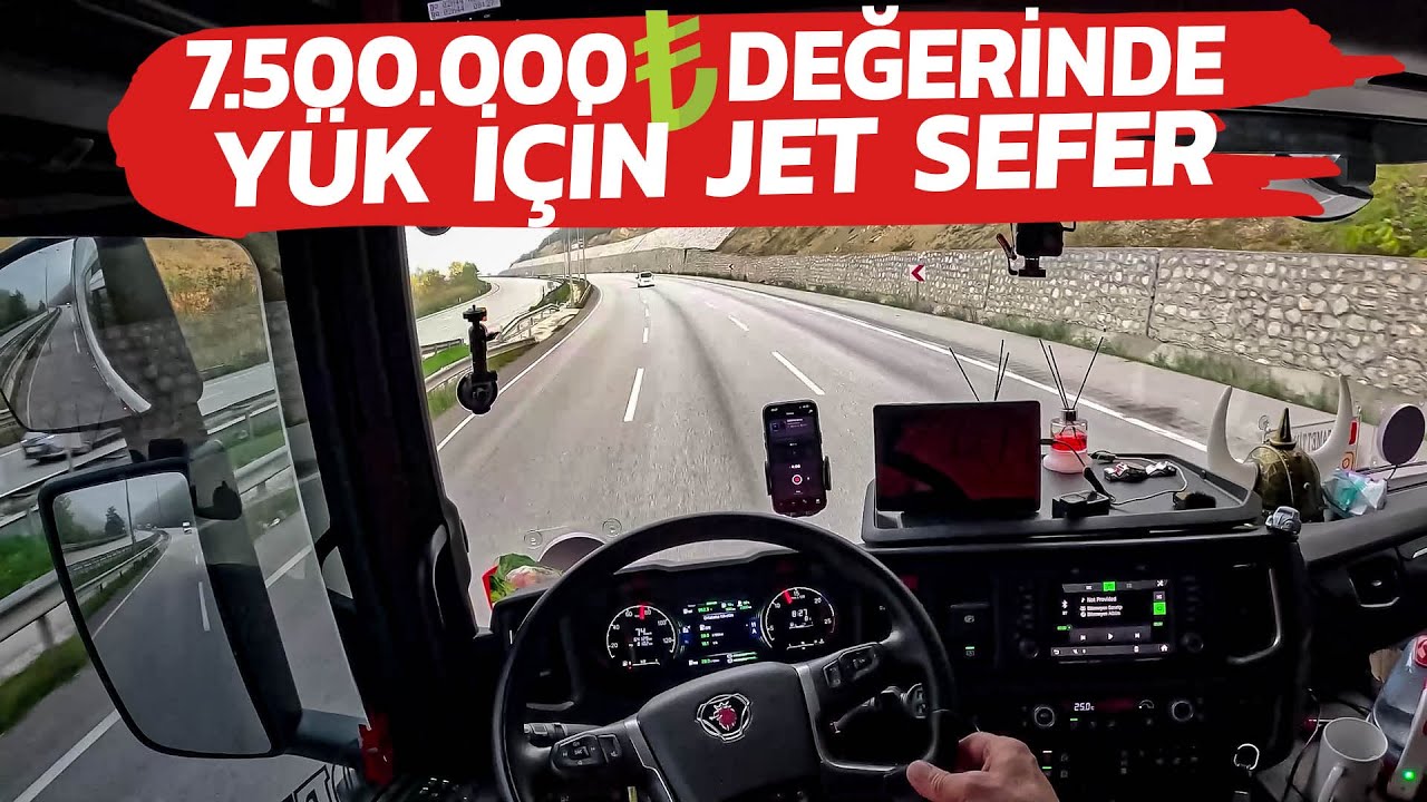 7.500.000 TL Değerinde Yük için Jet Sefer / 3 Tır'cı Meslektaşım ile Palamut Tava...!