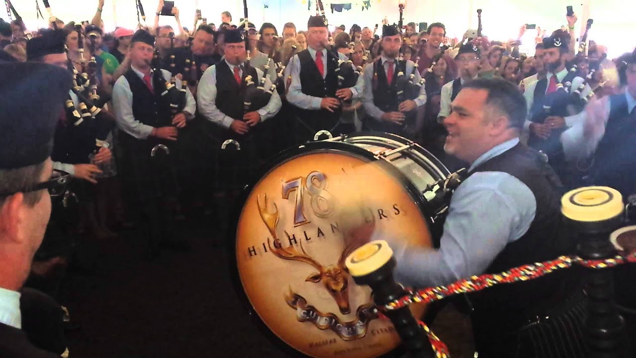 78th Highlanders Halifax Citadel Pipe Band, Maxville Beer Tent Medley 2014