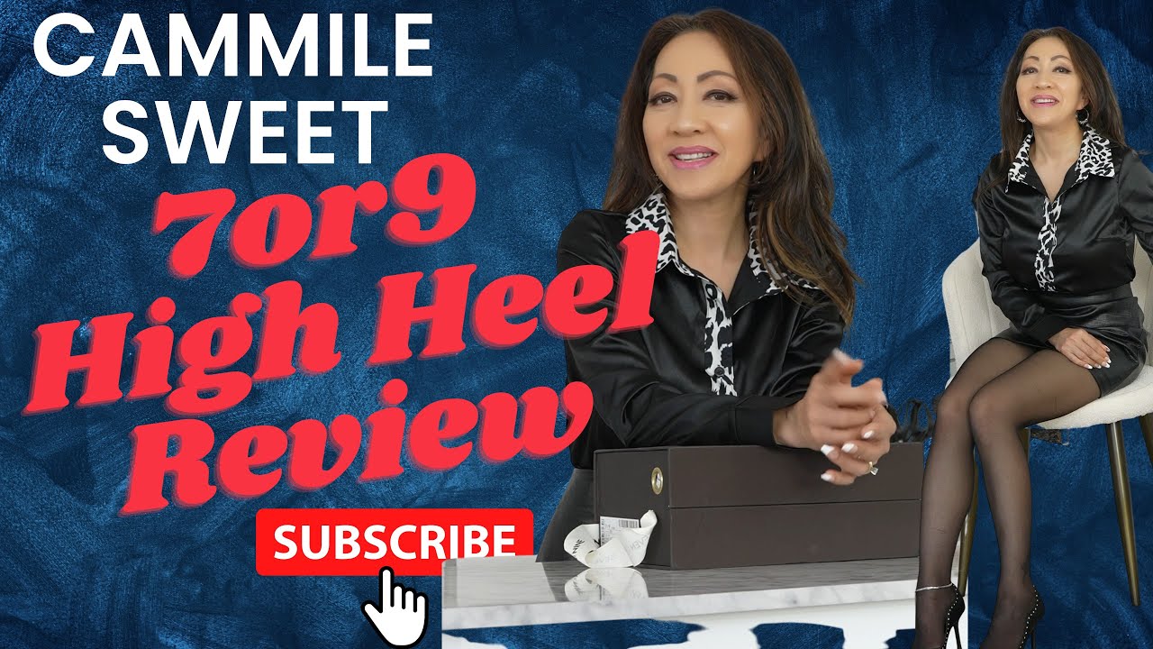 7or9 (SEVEN OR NINE) STARRY SKY Satin High Heel Review-  Cammile Sweet.