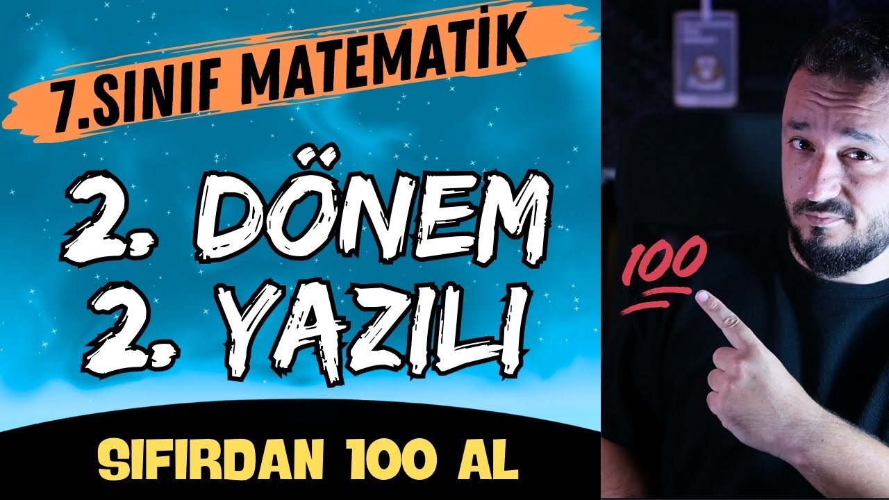 7.Sınıf Matematik 2.Dönem 2.Yazılı