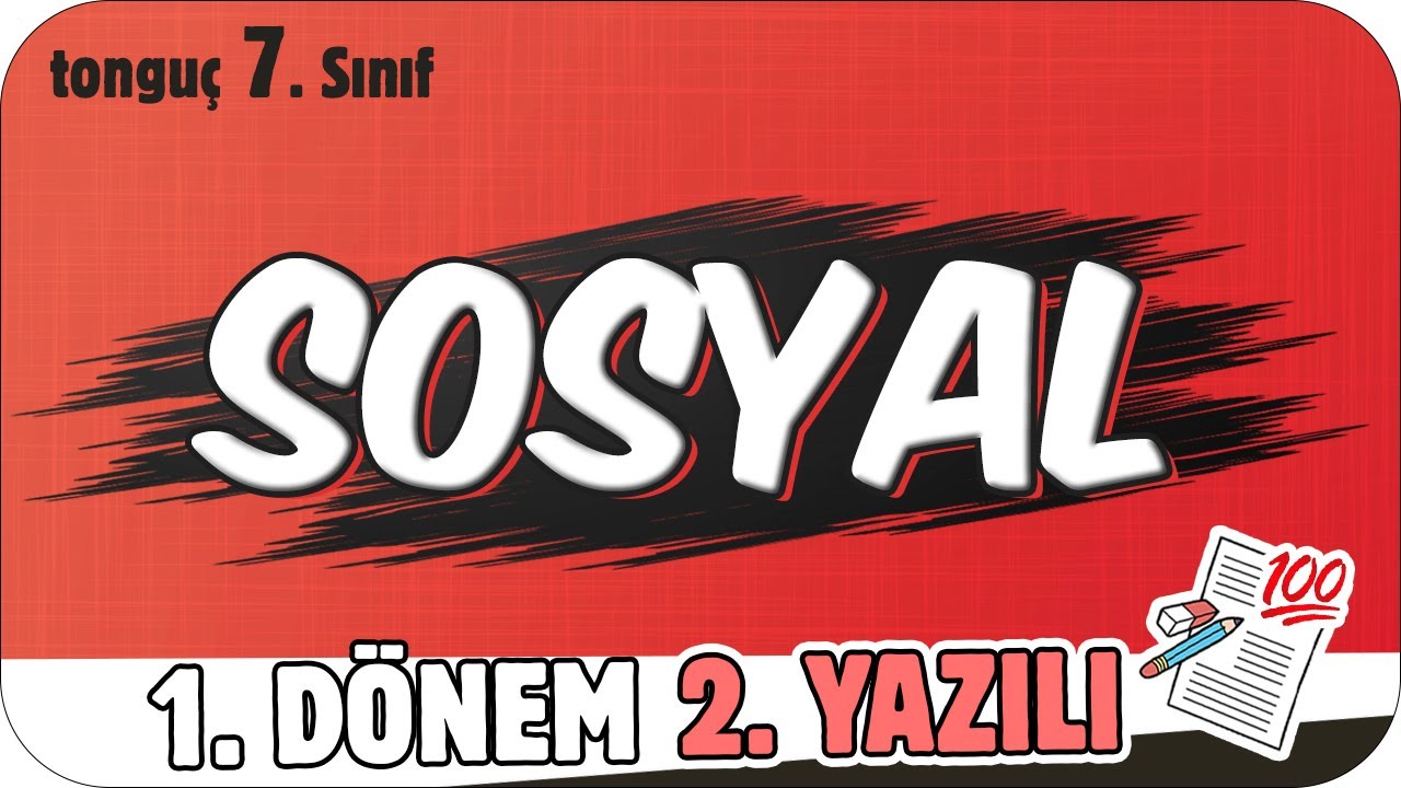 7.Sınıf Sosyal 1.Dönem 2.Yazılıya Hazırlık 📑 #2025