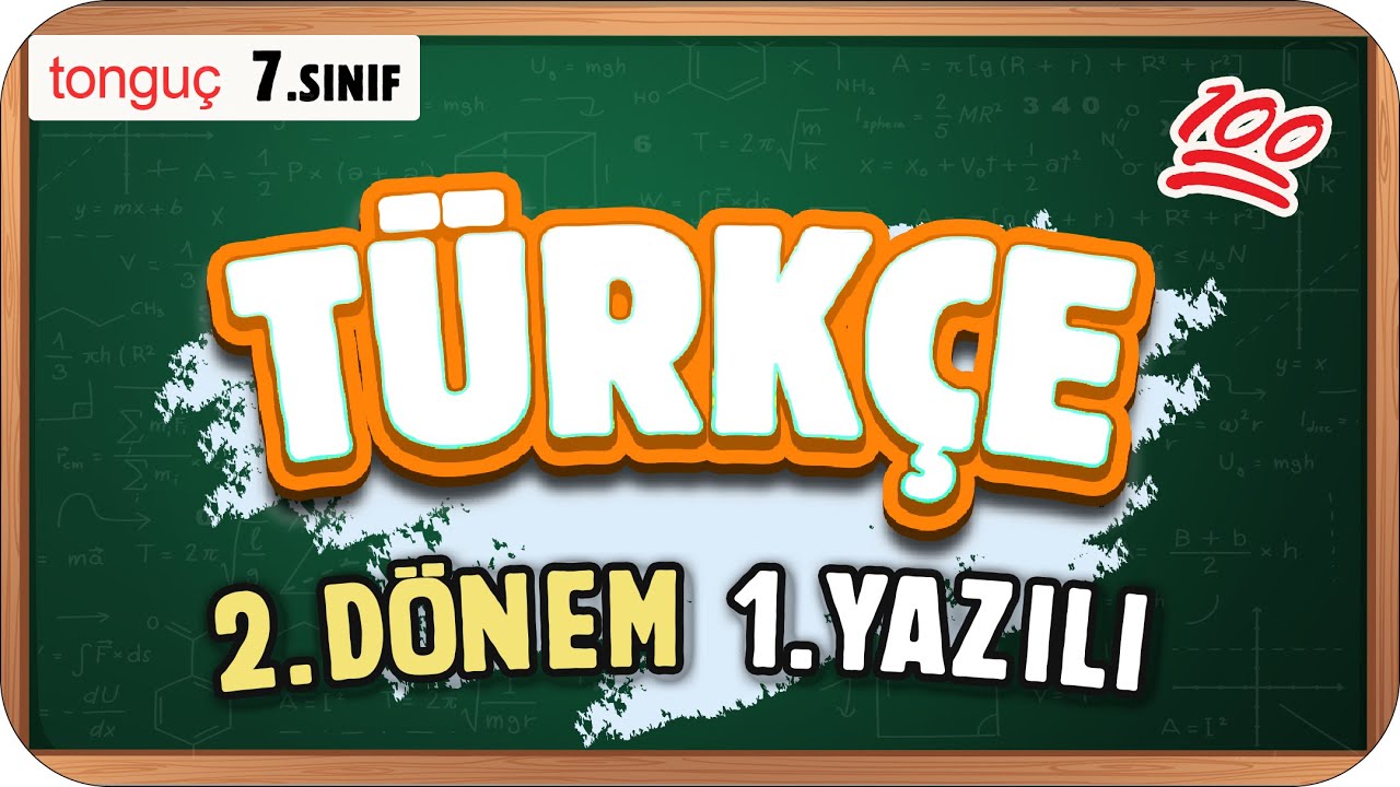 7.Sınıf Türkçe 2.Dönem 1.Yazılıya Hazırlık 📑 #2025