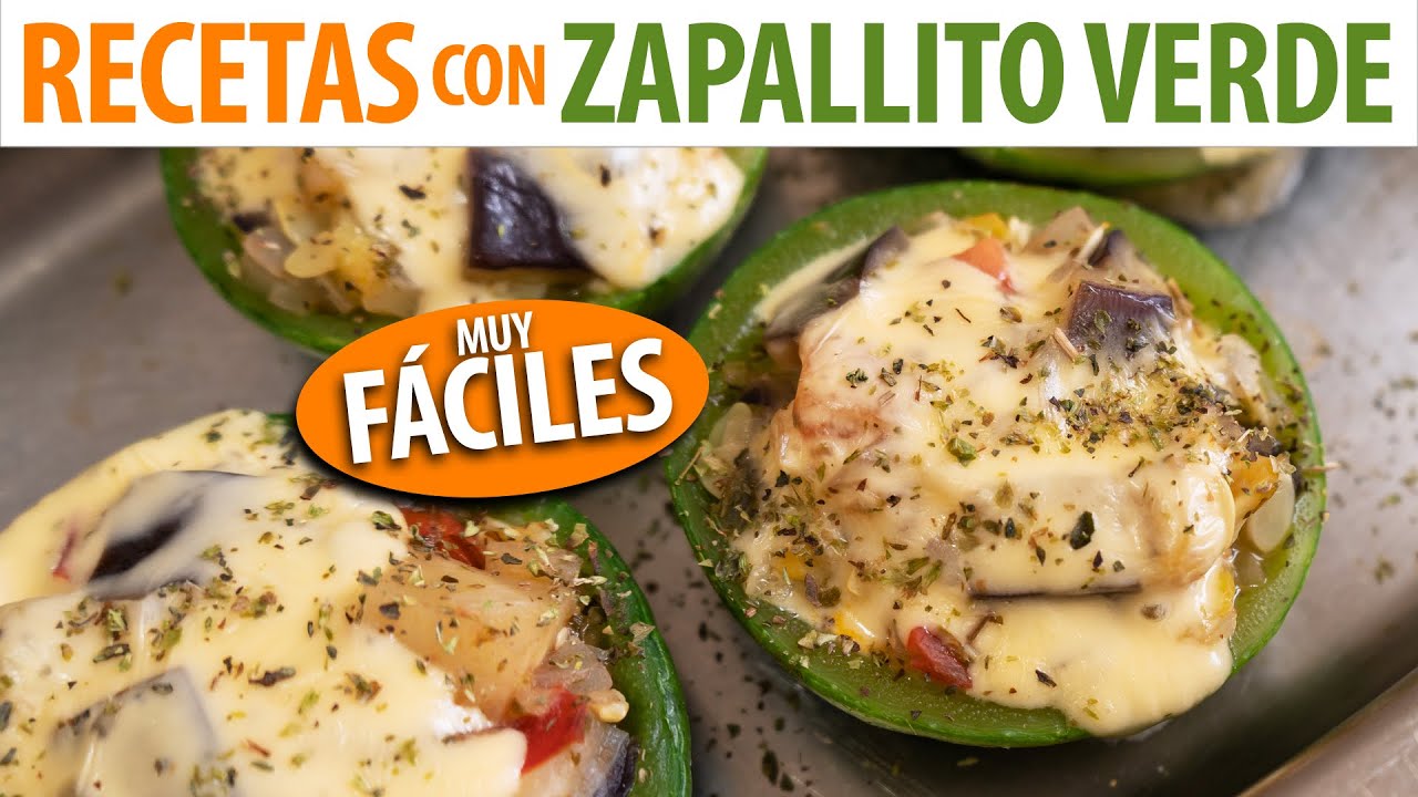 8 Easy recipes with round zucchini to cook at home