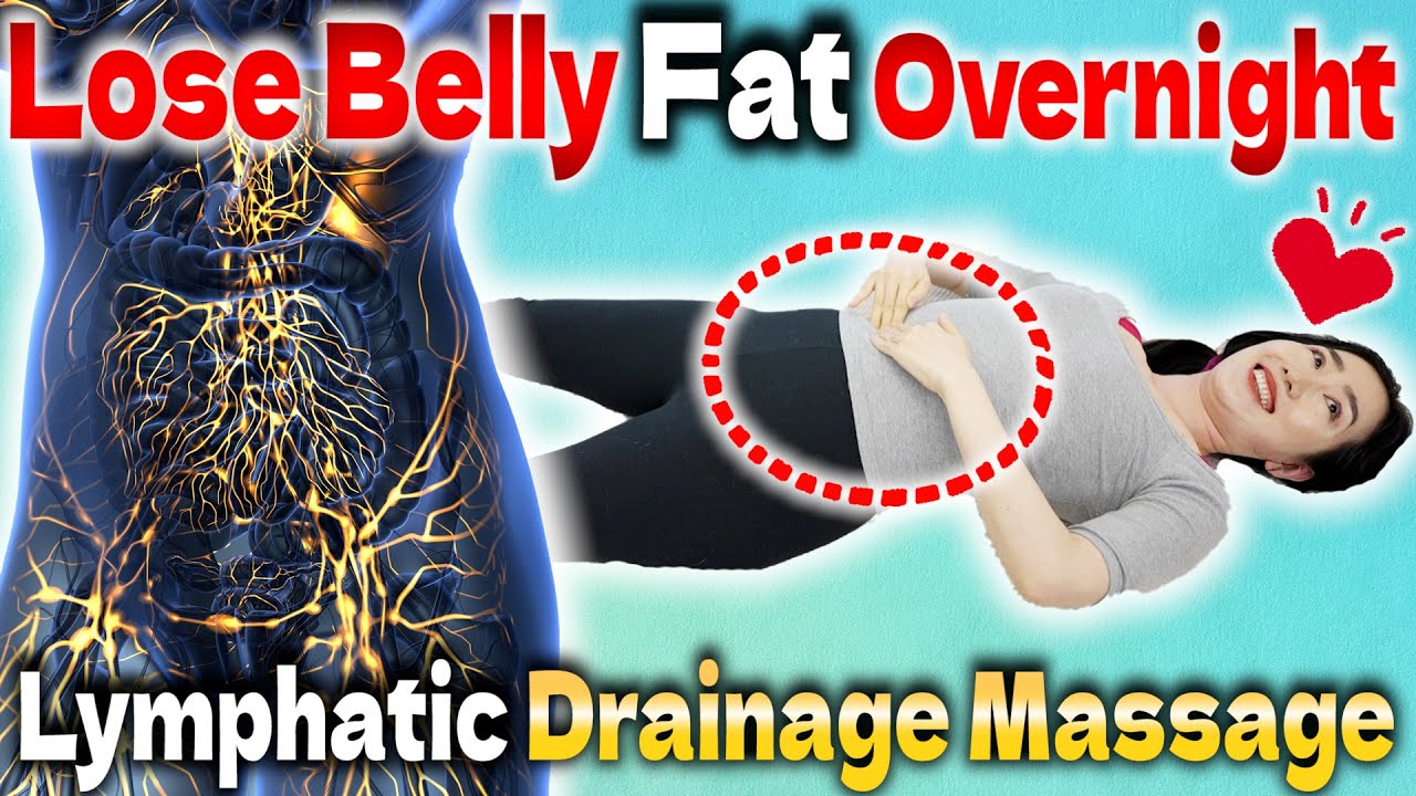 [-8 Lbs in 5 Days] The Lymph Drainage Massage which Dangerously Reduces Belly while Sleeping