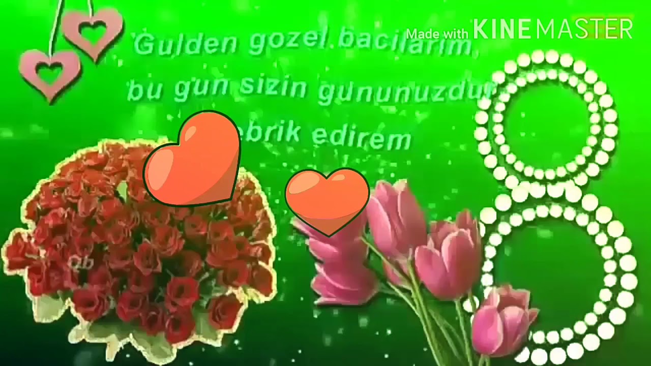 8 Mart Tebrikleri| Qadinlar Bayraminiz Mubarek