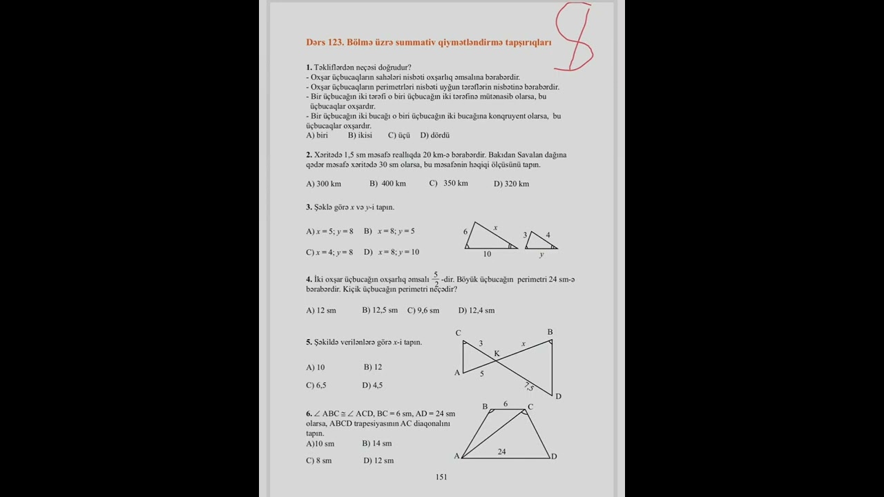 8 sinif riyaziyyat ksq 8