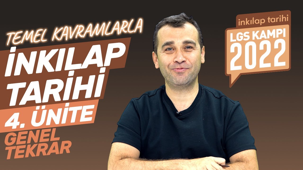 8. Sınıf İnkılap 4. Ünite Özeti ve Full Tekrar (Temel Kavramlarla Atatürk İlkeleri) LGS 2023 Kampı