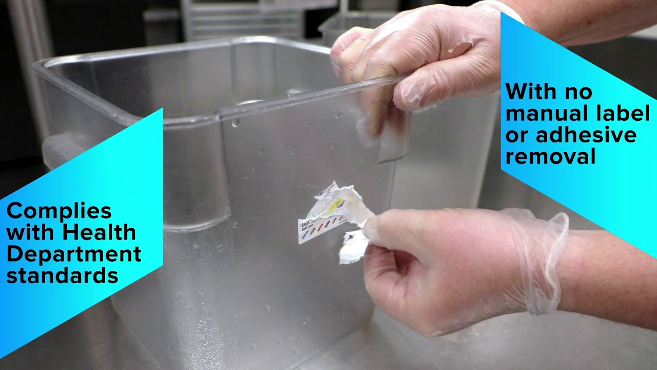 8000D Dissolvable Labels