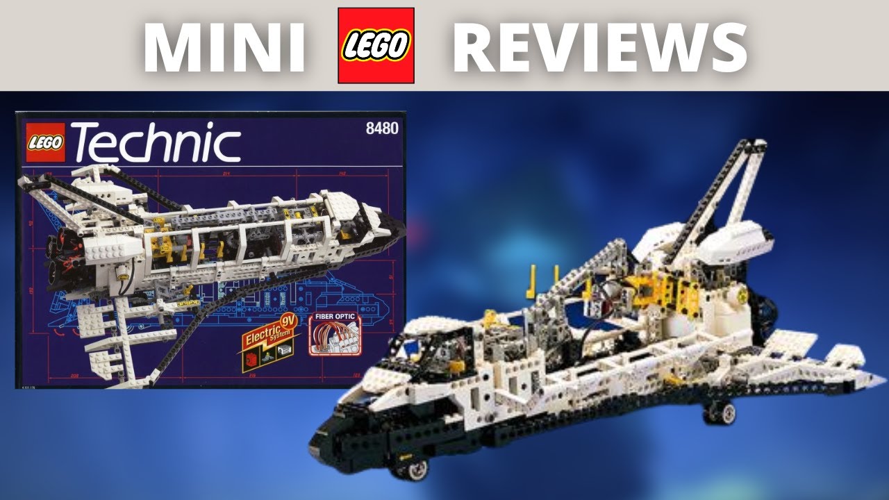 8480 Motorized, Working Space Shuttle! Vintage LEGO Technic 1997 MINI Review