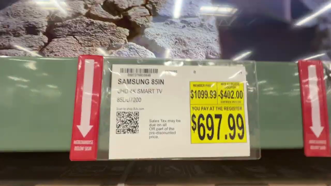 86 inch LG UHD 4K TV $799 at BJ's