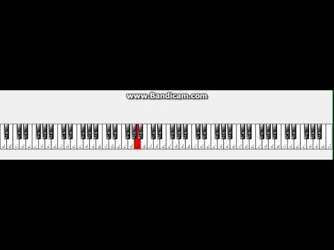 88 piano keys