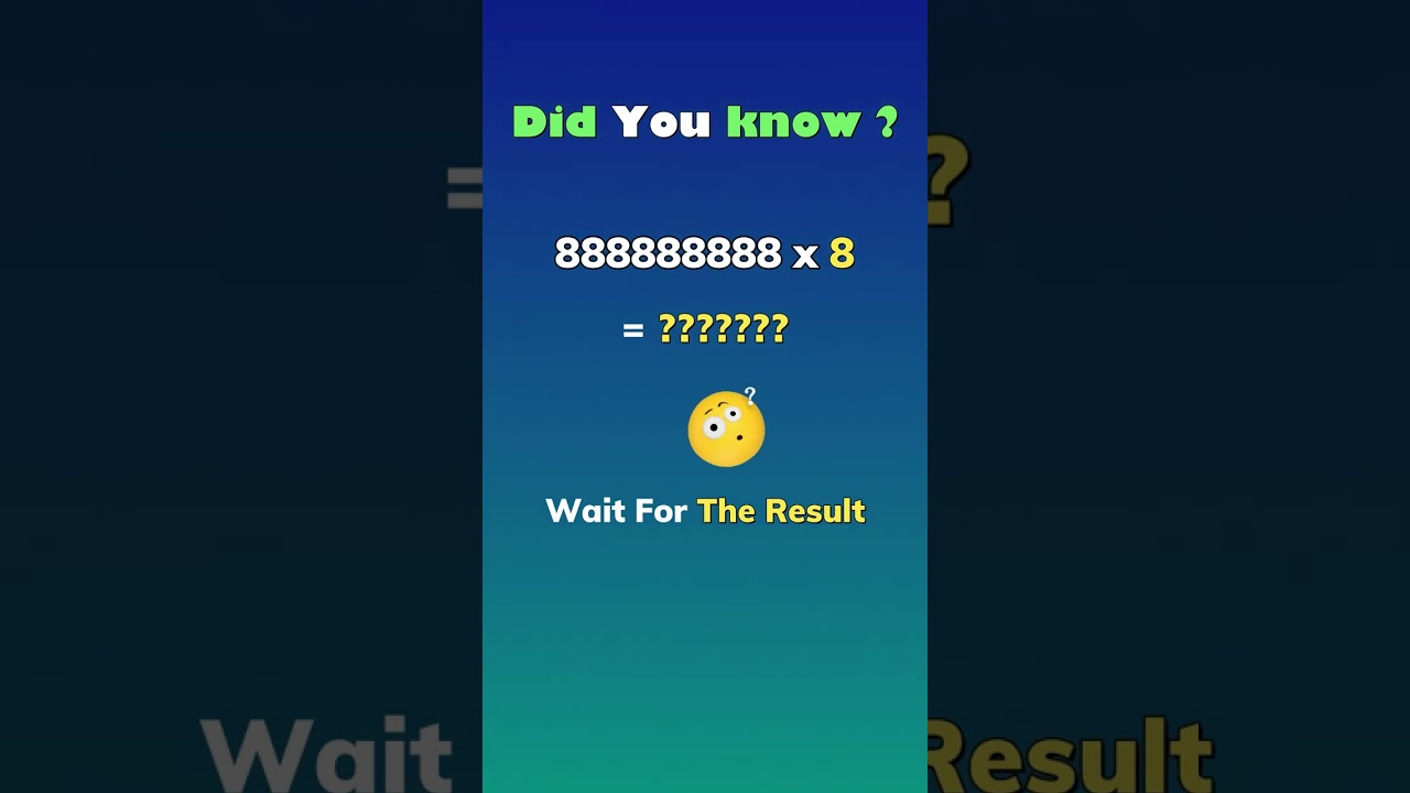 888888888 x 8 = ??????????