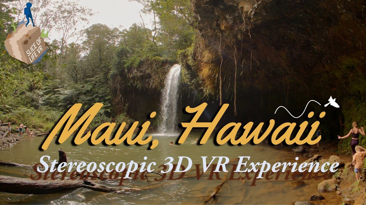 8k 3D Maui, Hawaii: Road to Hana + Black Sand Beach - Best Apple/Quest 3 Nature Travel VR Experience