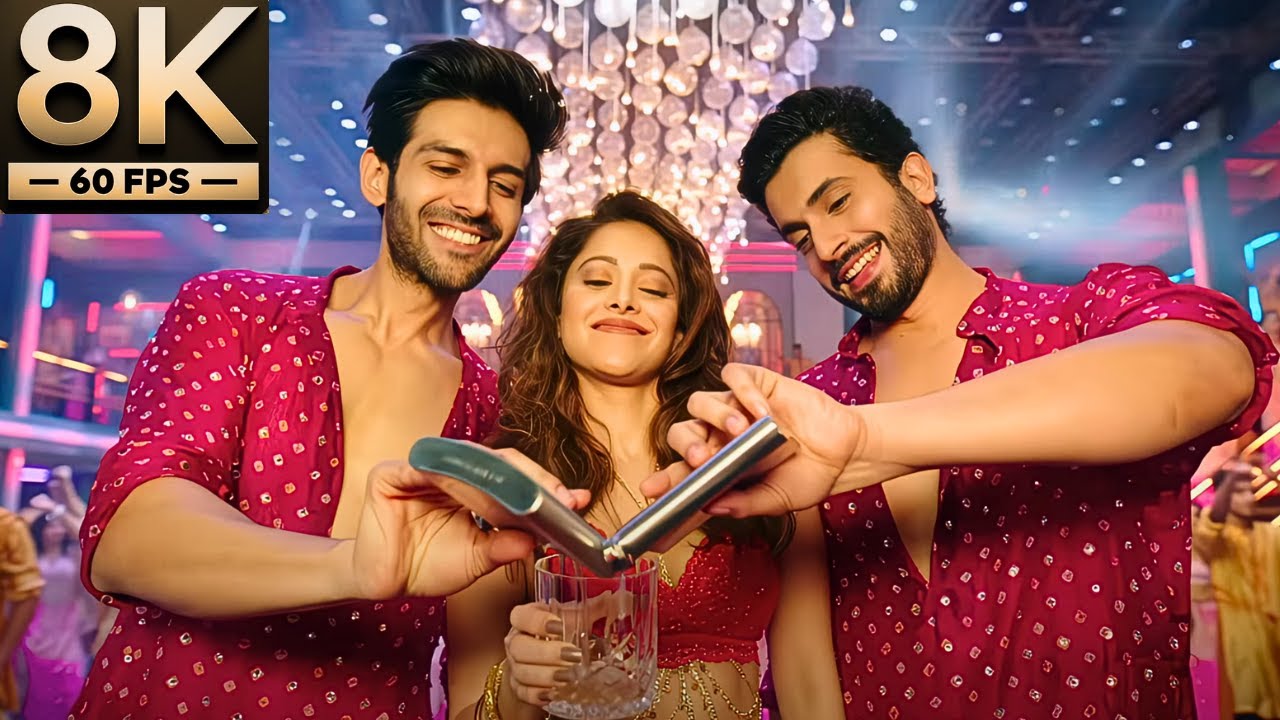 8K Remastered - Chhote Chhote Peg | Kartik Aaryan, Nushrat Bharucha | Sonu Ke Titu Ki Sweety