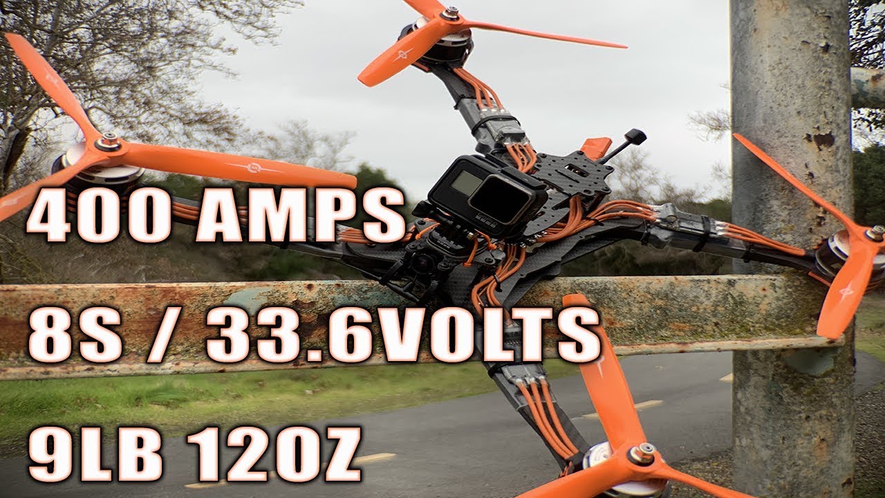 8S Hildabeast 570mm FPV Drone | APD120F3 | APD PDB500 | 400AMPS