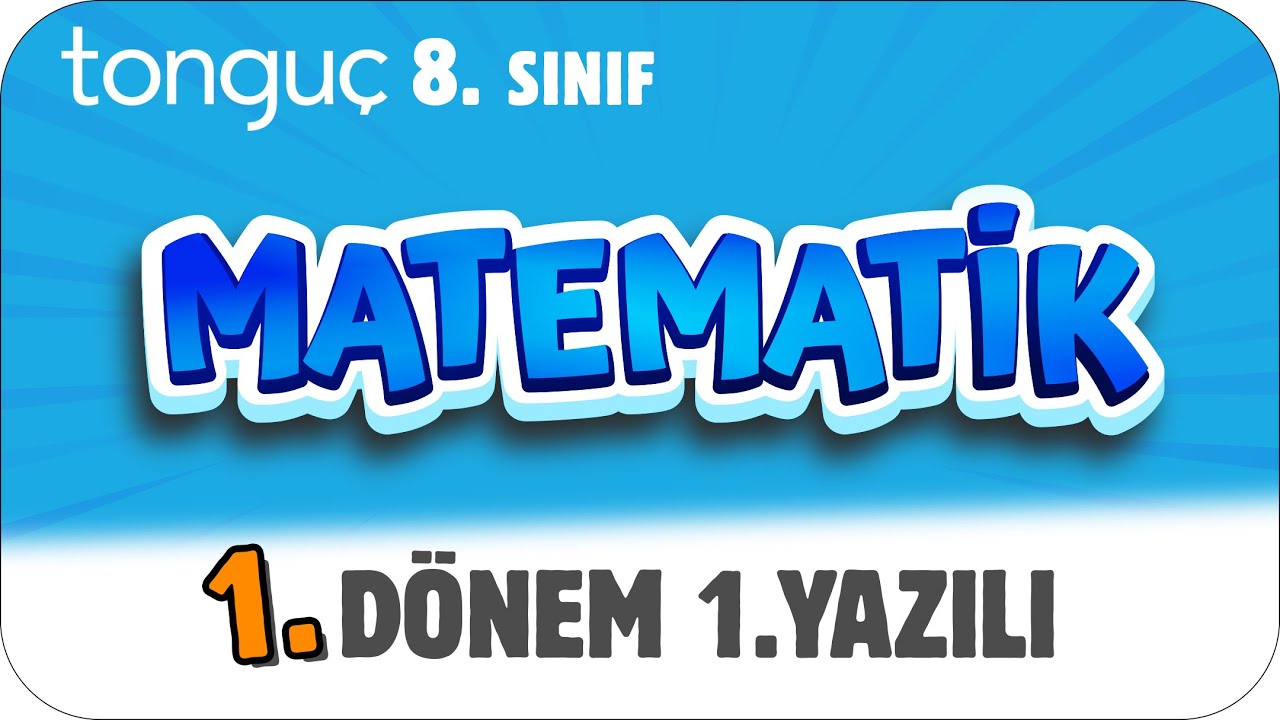 8.Sınıf Matematik 1.Dönem 1.Yazılıya Hazırlık 📑 #2025
