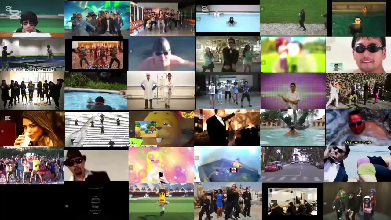 9 All Gangnam Style Parody Rouna 1/1