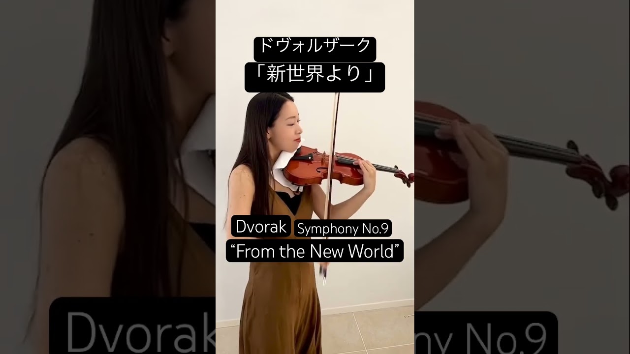 【新世界より】ドヴォルザーク交響曲第9番 Dvorak - Symphony No.9 “From the New World” #shorts #violin #バイオリン