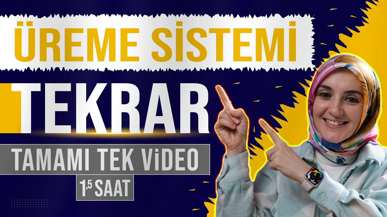 9) Üreme Sistemi FULL TEKRAR | 11. Sınıf Biyoloji | AYT Biyoloji Konu Anlatımı 9