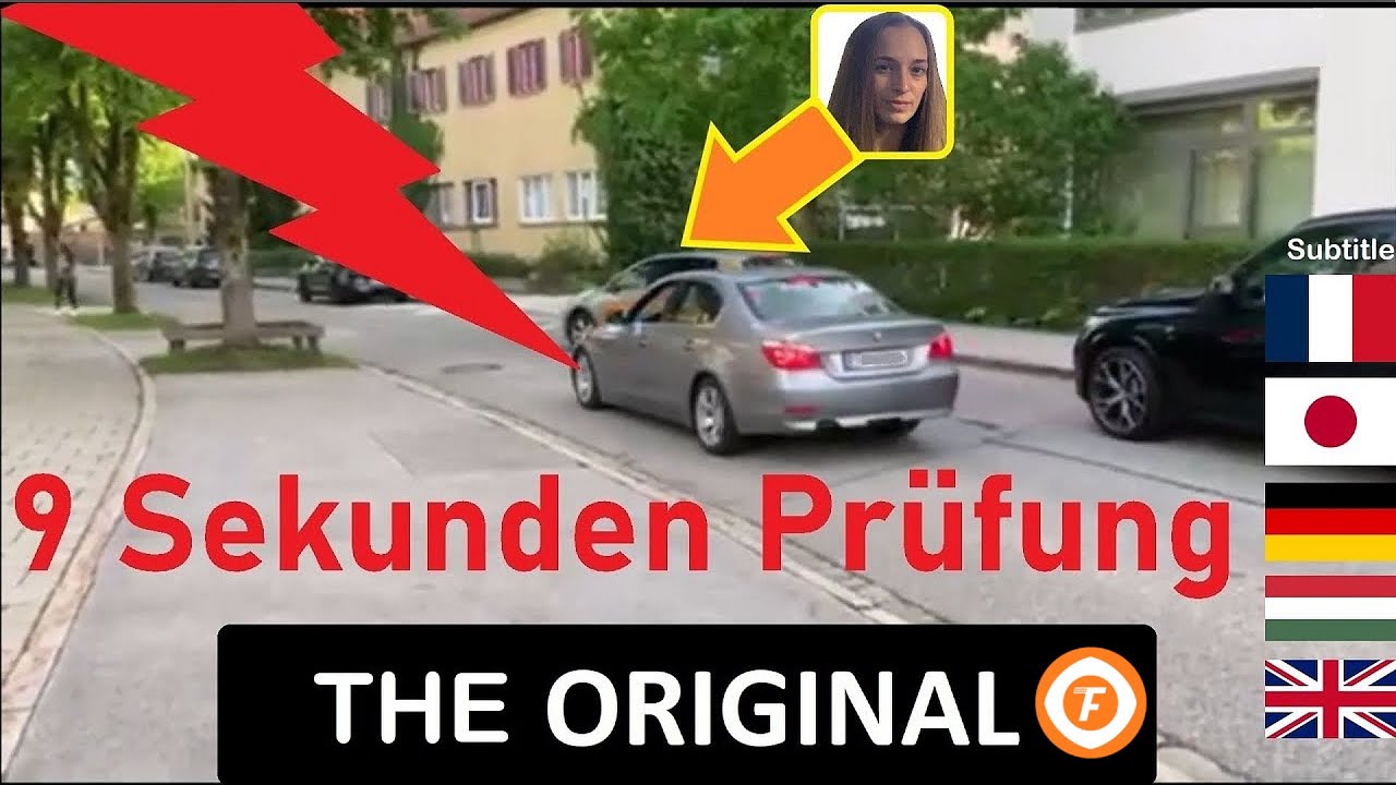 9 second exam, failed The original 😱😱😱 | Driving school Frey driving
