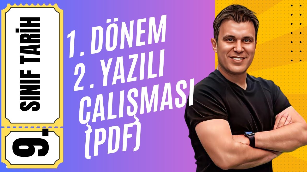 9. SINIF TARİH 1. DÖNEM 2. YAZILI (PDF'Lİ)