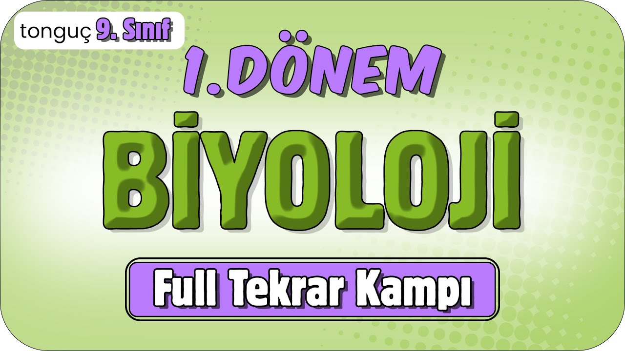 9. Sınıf 1. Dönem Biyoloji Full Tekrar 🔁 #2025