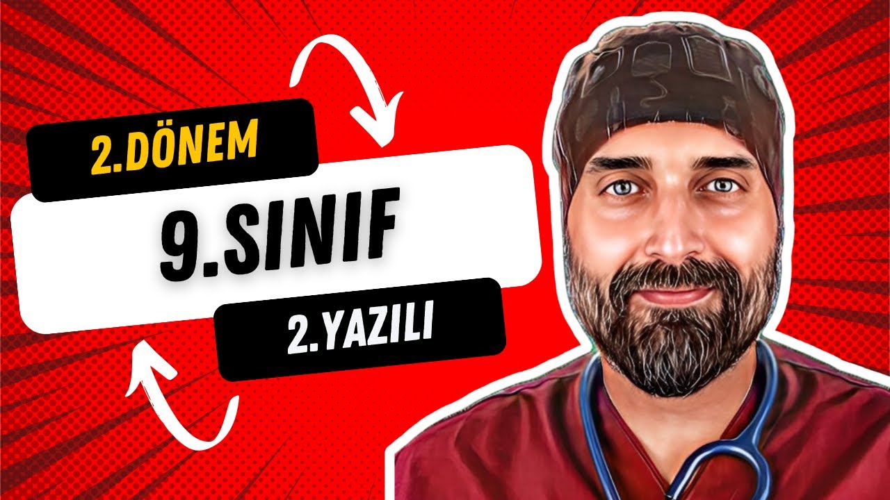 9. Sınıf Biyoloji 2. Dönem 2. Yazılı Hazırlık Çalışması | 2025