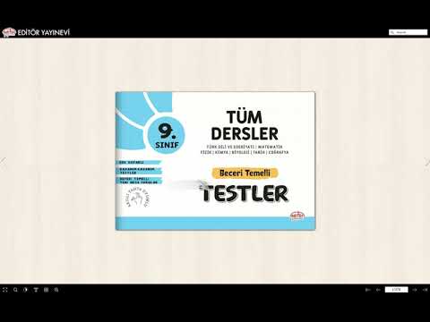 9. Sınıf Tüm Dersler Beceri Temelli Testler