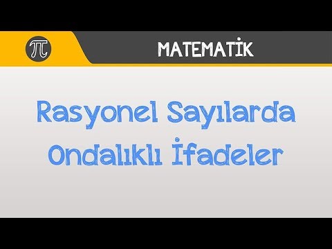 9. Sınıf, TYT Matematik l Rasyonel Sayılarda Ondalıklı İfadeler