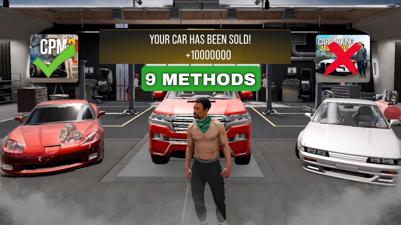 9 Ways to make money💵 in car parking multiplayer 2