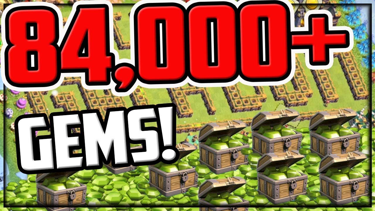 90,000 GEMS - Clash of Clans GEM to MAX - The TOTAL!