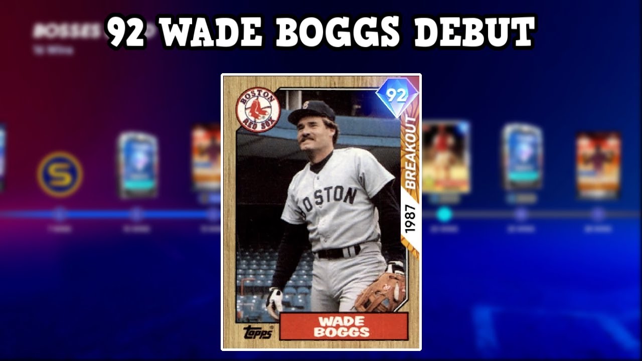 92 WADE BOGGS DEBUT | MLB THE SHOW 22