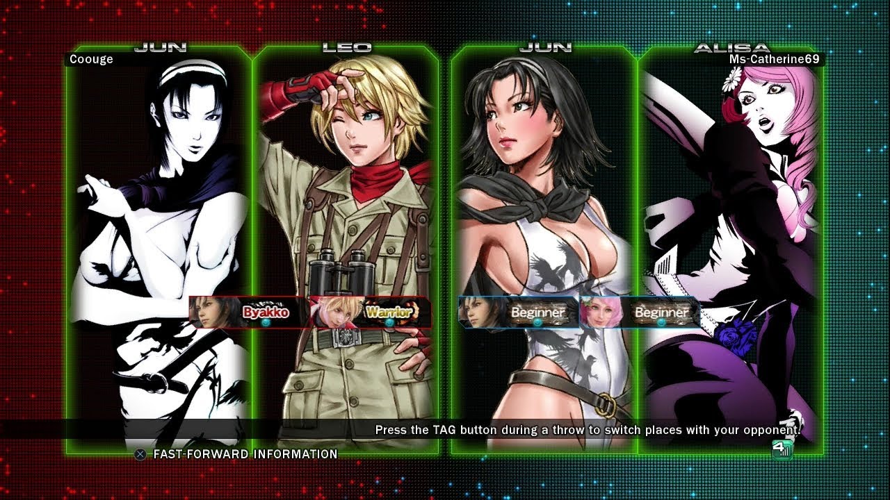 931 - Tekken Tag Tournament 2 - Coouge (Jun Kazama/Leo) vs Ms-Catherine69 (Jun Kazama/Alisa)