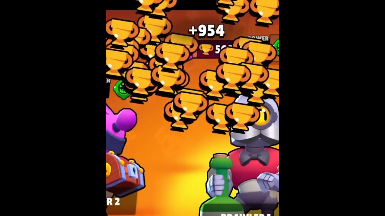 +954 Trophies🏆!! #shorts #brawlstars
