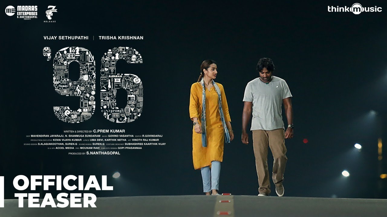 96 Official Teaser | Vijay Sethupathi, Trisha Krishnan | Madras Enterprises | C. Prem Kumar | Govind