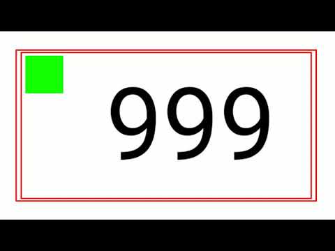 999 to 1000 Subscribers animation - with green screen for channel logo ! Free!