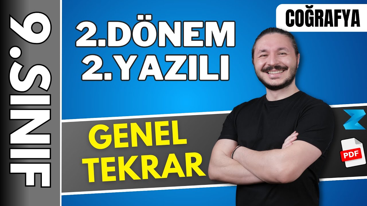 9.sınıf coğrafya 2.dönem 2.yazılı konu anlatımı 🔴 Full Tekrar / Genel Tekrar 2025