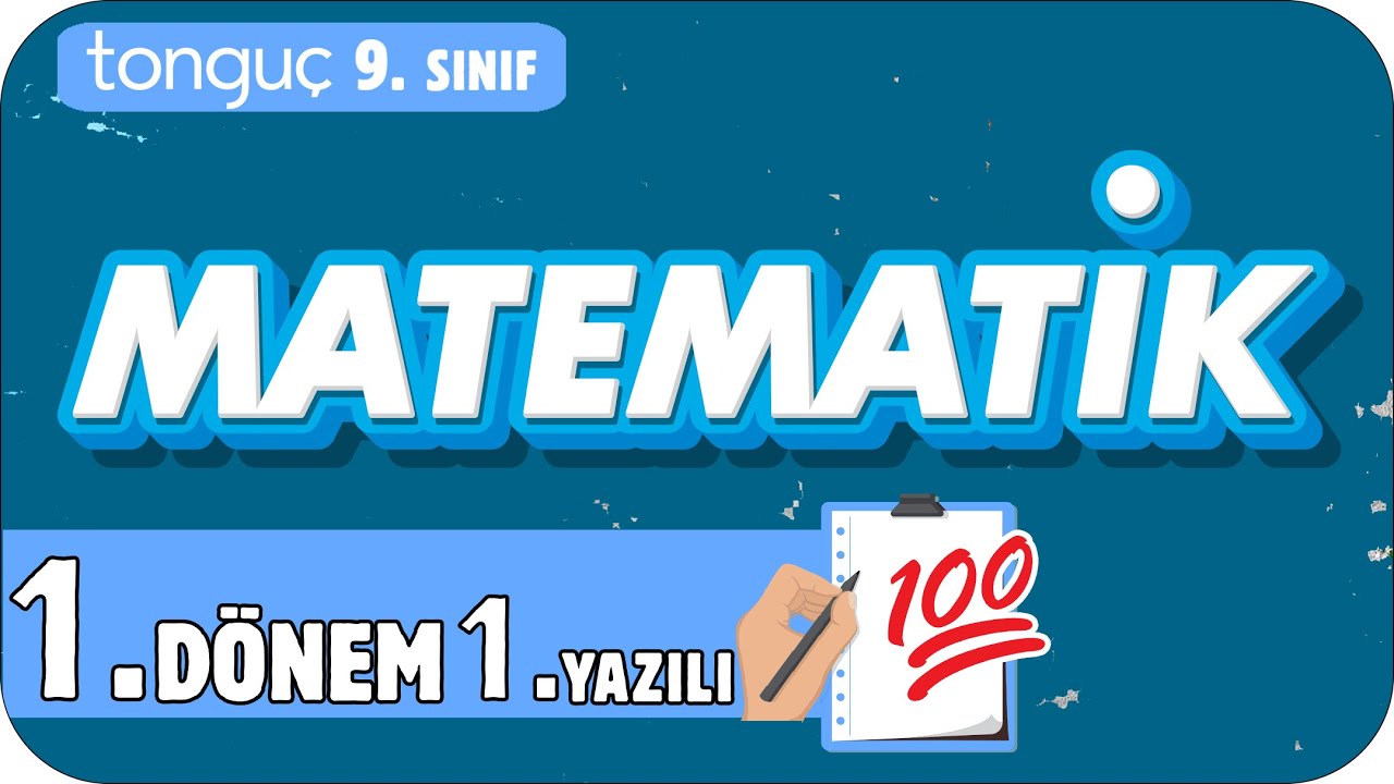 9.Sınıf Matematik 1.Dönem 1.Yazılıya Hazırlık 📑 #2025