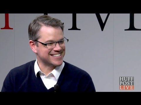 A 13-Year-Old Girl Changed Matt Damon's Perspective