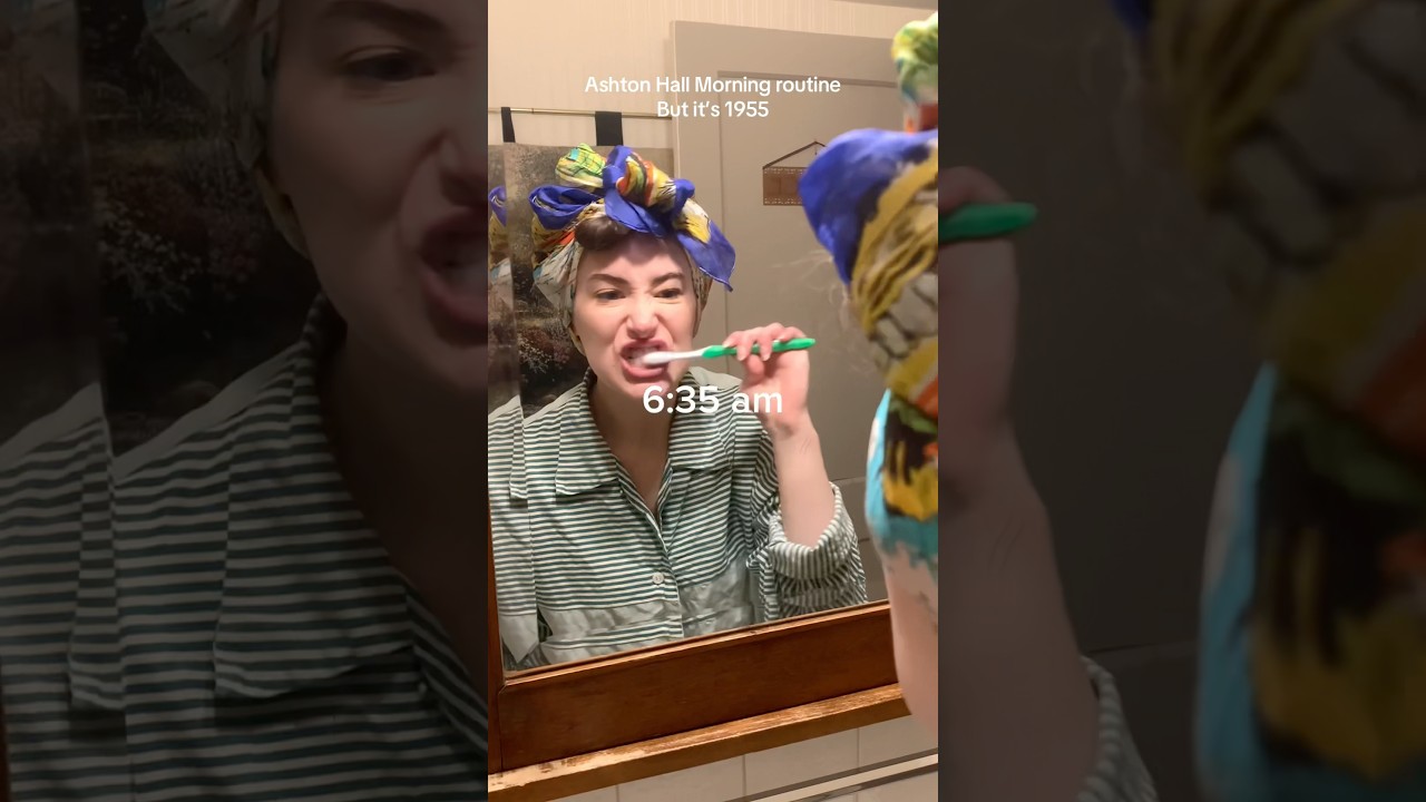A 1950s HOUSEWIFE morning routine (from ​⁠@WithLoveKristina)