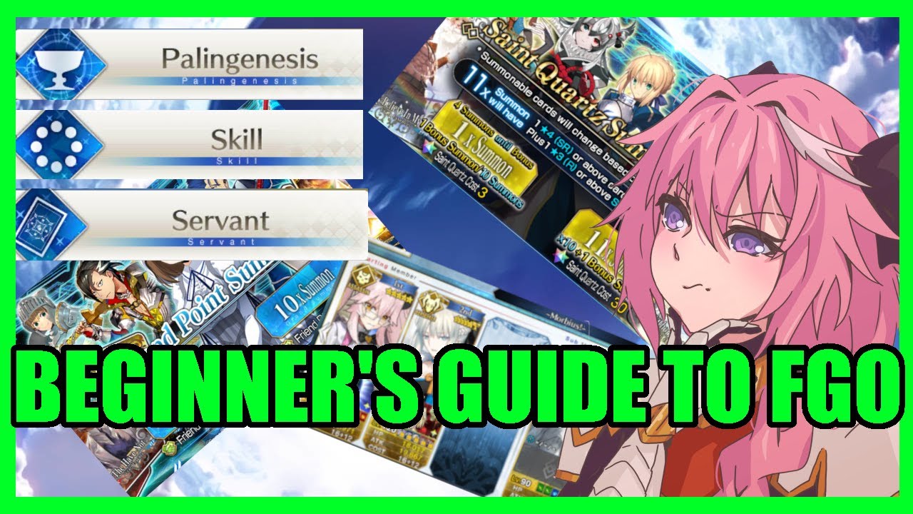 A Beginner's Guide to Fate Grand Order (FGO)
