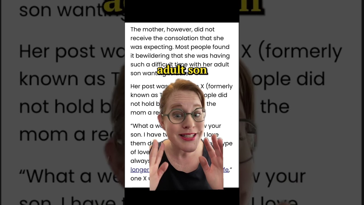 A 'boy mom' is distraught that her adult son wants to date