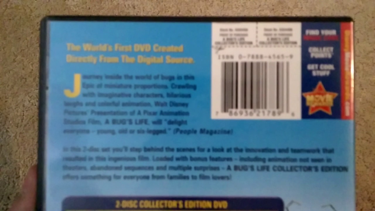 A Bug's Life: Collector's Edition 2003 DVD Overview