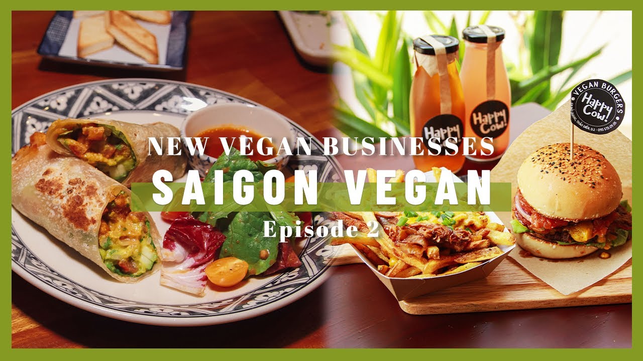 A BURGER WITH NO MEAT? Amazing vegan food in Ho Chi Minh City
