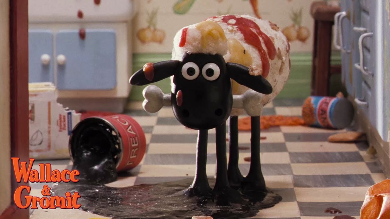 A Close Shave 🧶 | The Birth of Shaun the Sheep Clip 🐏 | Wallace & Gromit